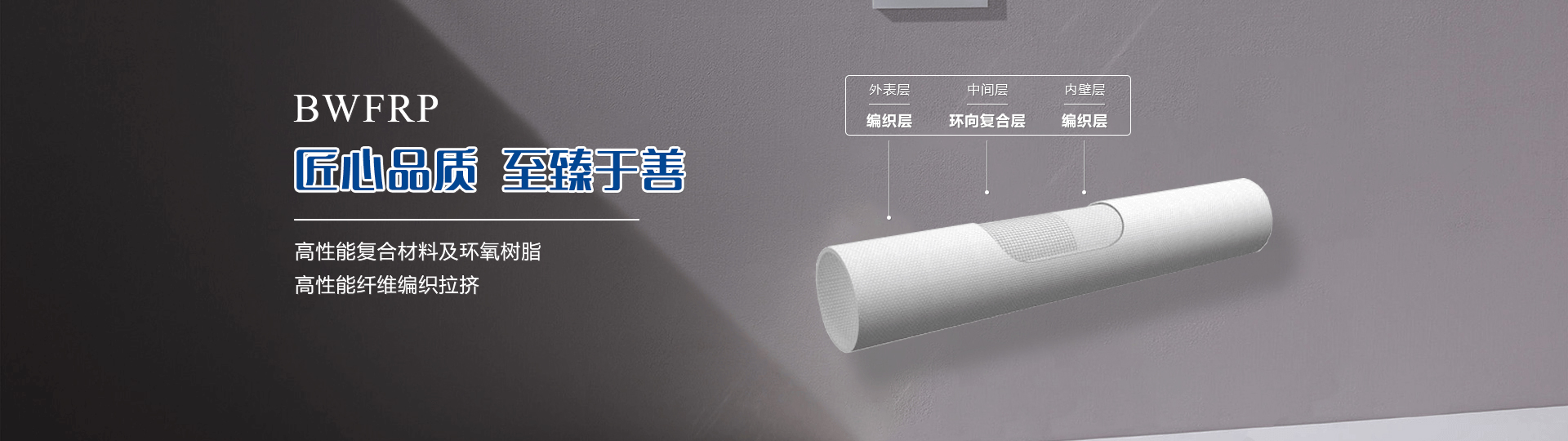 广东闽粤实业有限公司,广东BWFRP纤维缠绕拉挤管厂家,广东玻璃钢管道厂家